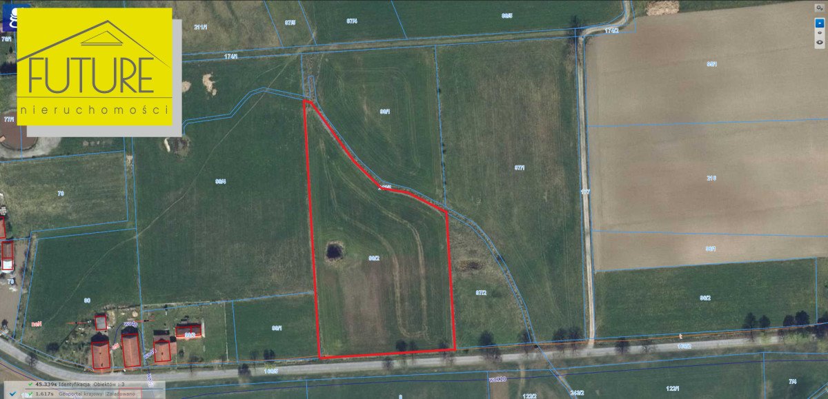 Działka rolna z oczkiem wodnym i widokiem na lasy Kurowo Braniewskie  9 384m2 Foto 1