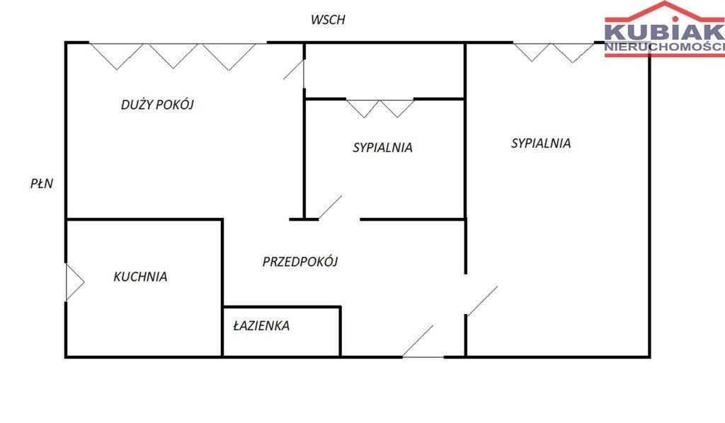 Mieszkanie trzypokojowe na sprzedaż Pruszków, al. Wojska Polskiego  47m2 Foto 3