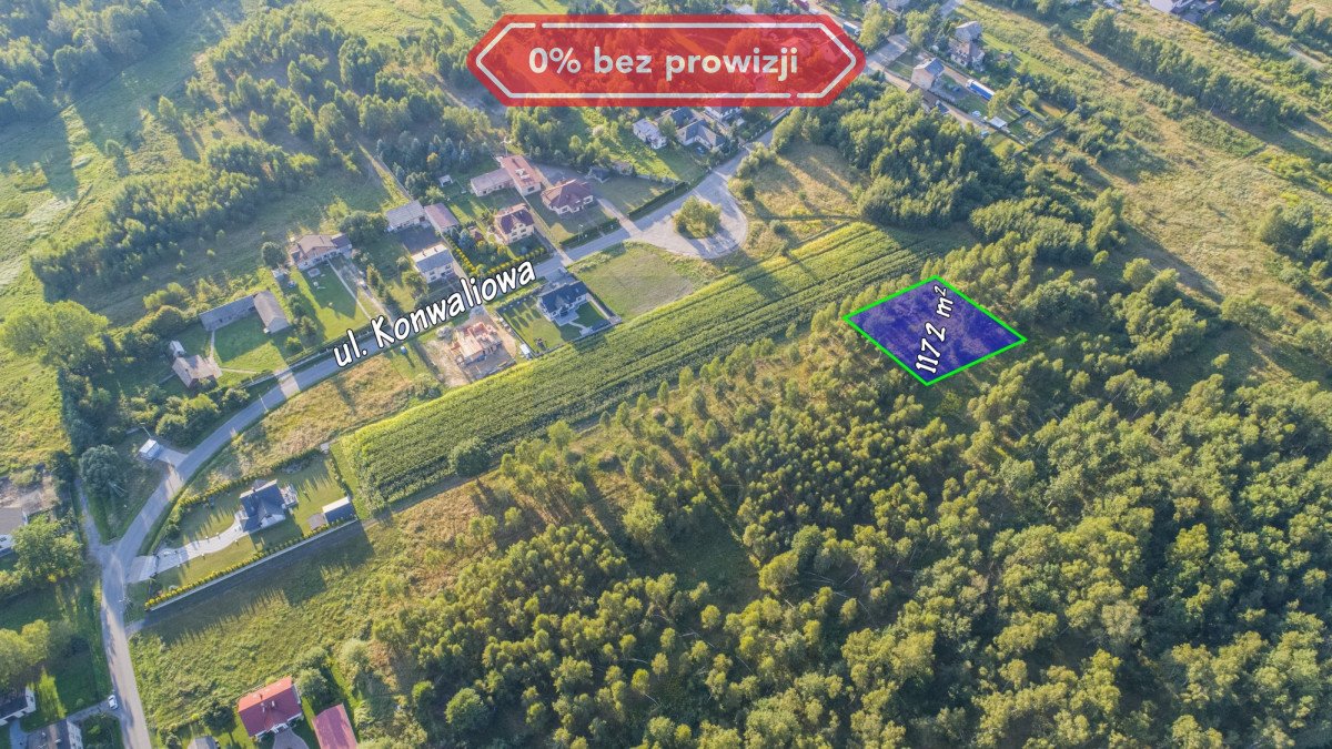 Działka budowlana na sprzedaż Poczesna  1 172m2 Foto 1