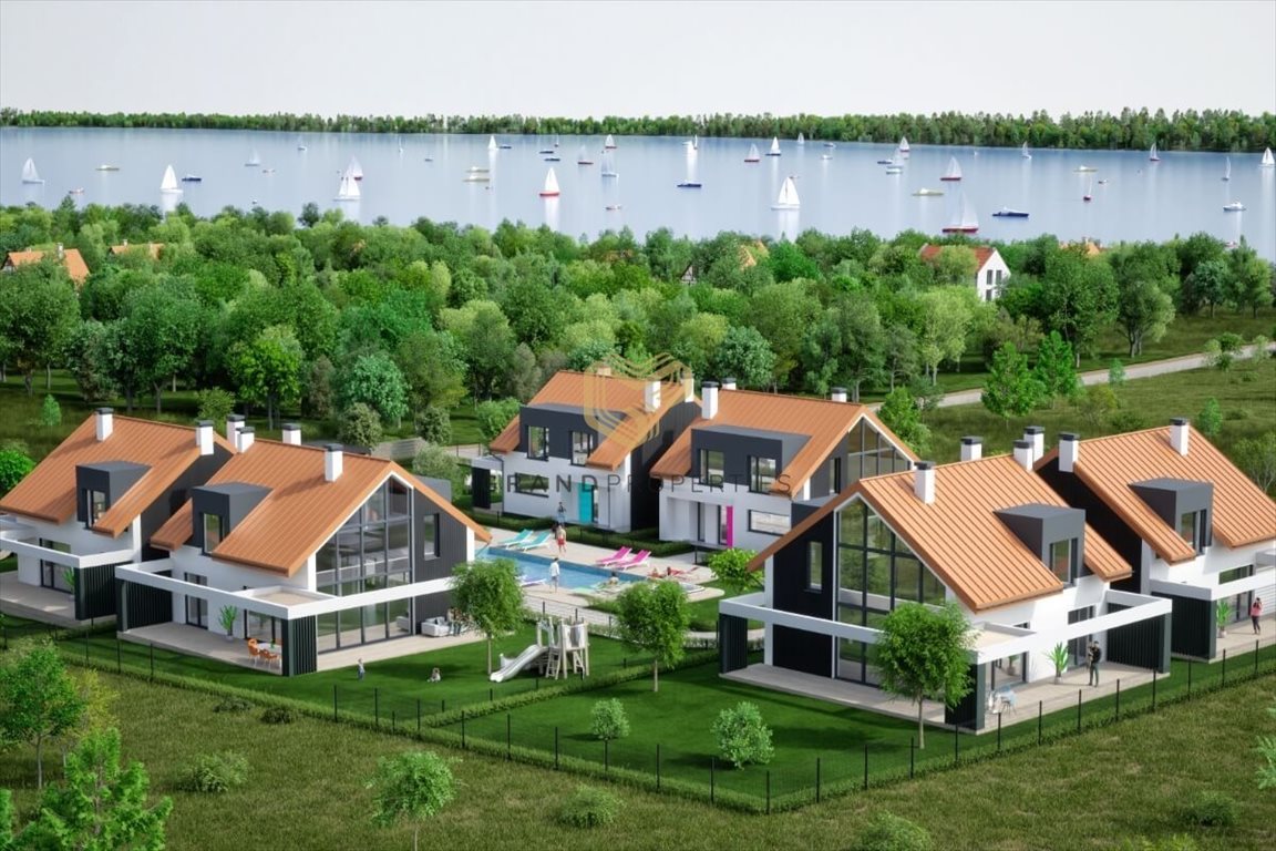 Nowoczesne domy z widokiem na jezioro, basen i sauna Stare Sady  157m2 Foto 1