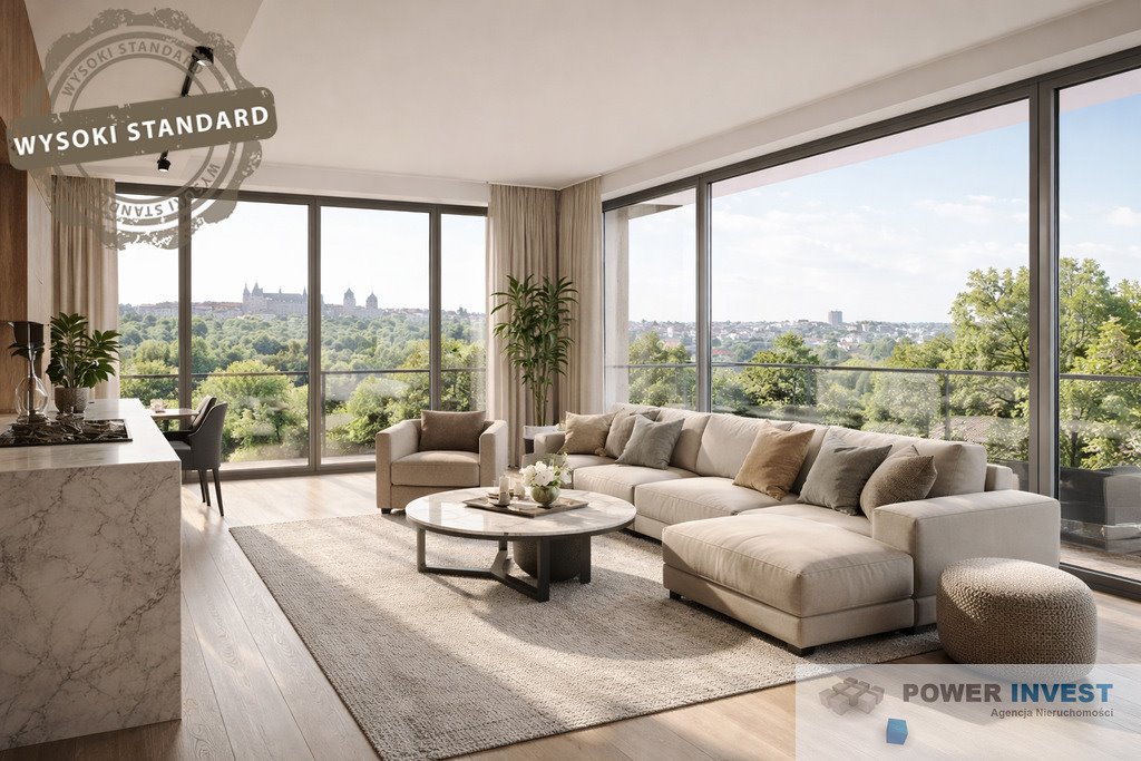 Apartament z panoramicznym widokiem na Kraków i loftową architekturą Kraków, Grzegórzki, Grzegórzki, Mogilska  76m2 Foto 1