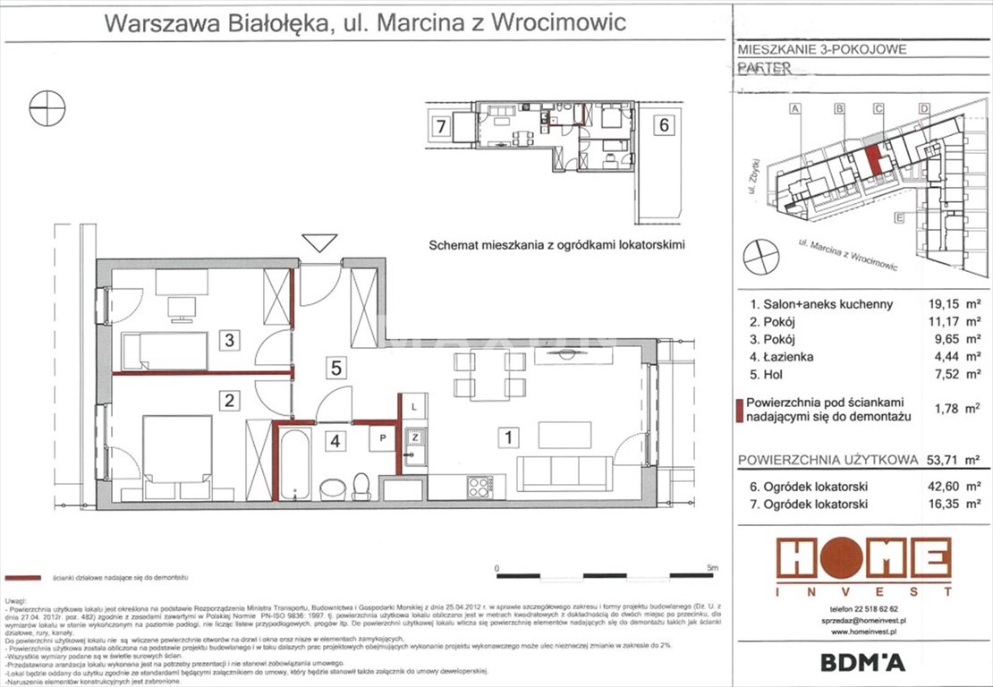 Mieszkanie trzypokojowe na sprzedaż Warszawa, Białołęka, ul. Marcina z Wrocimowic  54m2 Foto 10