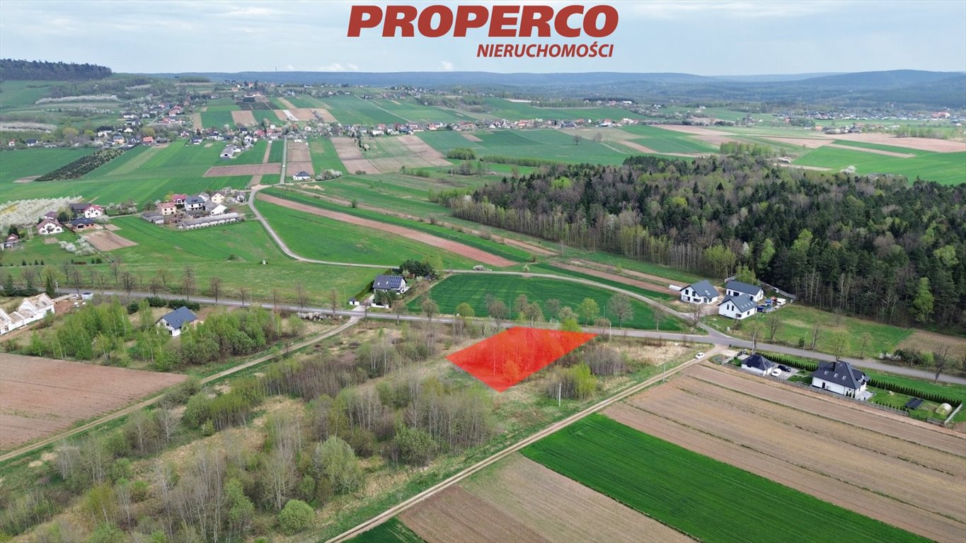 Działka 1306 m² w Oblęgorku, media, las, cicha okolica Oblęgorek, Gimnazjalna  1 306m2 Foto 1