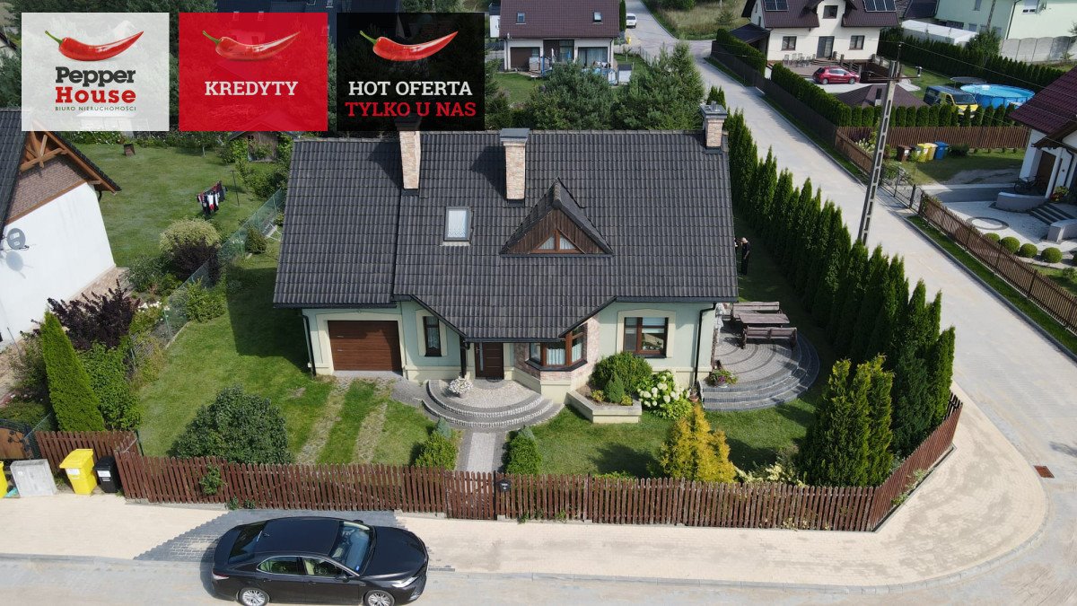 Dom z garażem i dużym salonem w Zielonej Wsi - polecam! Zielona Wieś  109m2 Foto 1