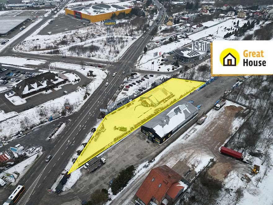 Działka inwestycyjna 2006 m² przy ruchliwej ulicy, pełne uzbrojenie Kielce, Łódzka  2 006m2 Foto 1