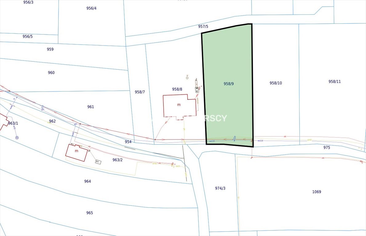 Działka budowlana na sprzedaż Golkowice  1 502m2 Foto 5