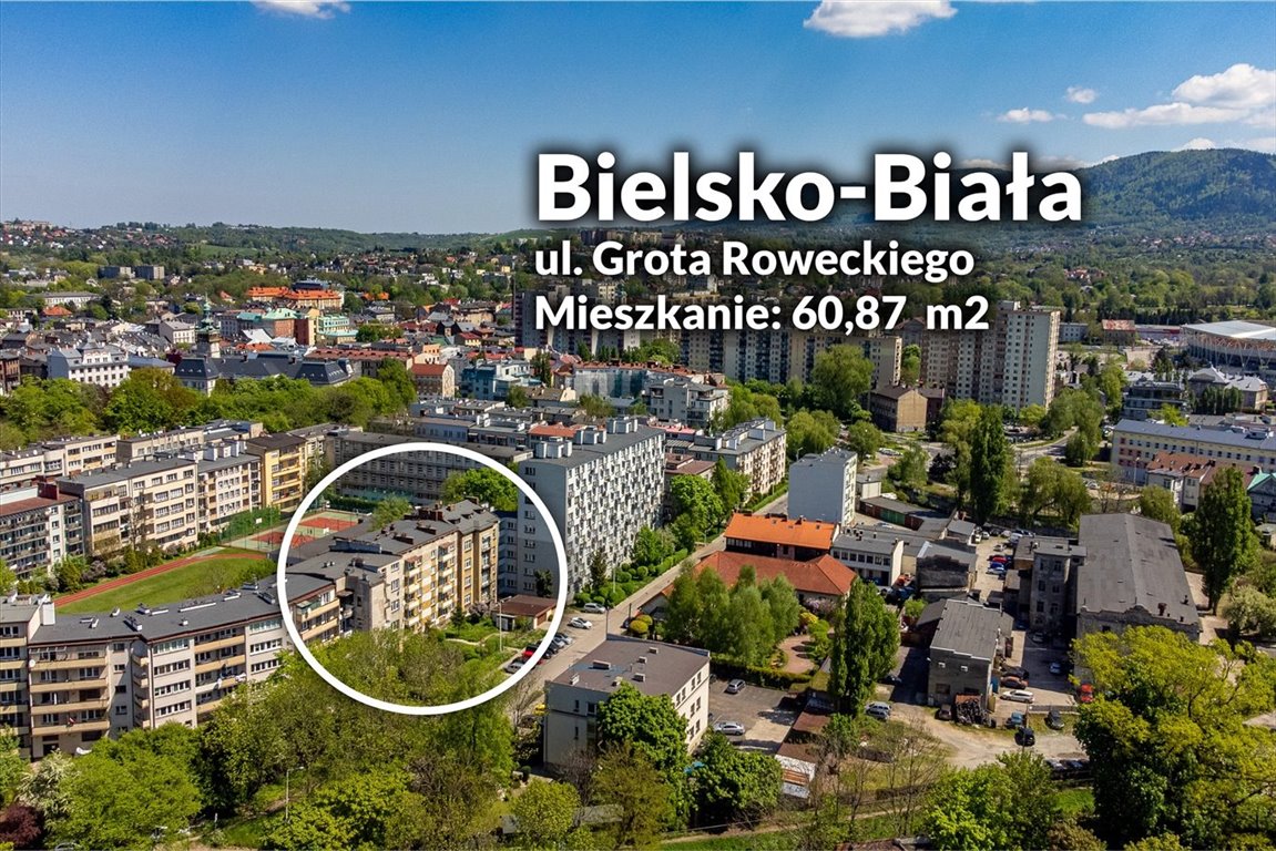 Mieszkanie dwupokojowe na sprzedaż Bielsko-Biała, Śródmieście Bielsko  61m2 Foto 13