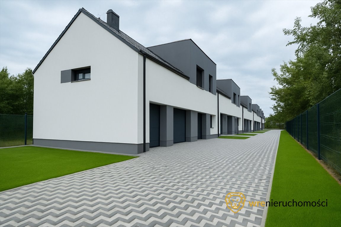 Nowoczesny dom 114 m2 z ogrodem, energooszczędny, w Iwinach Iwiny, Słoneczna  114m2 Foto 1