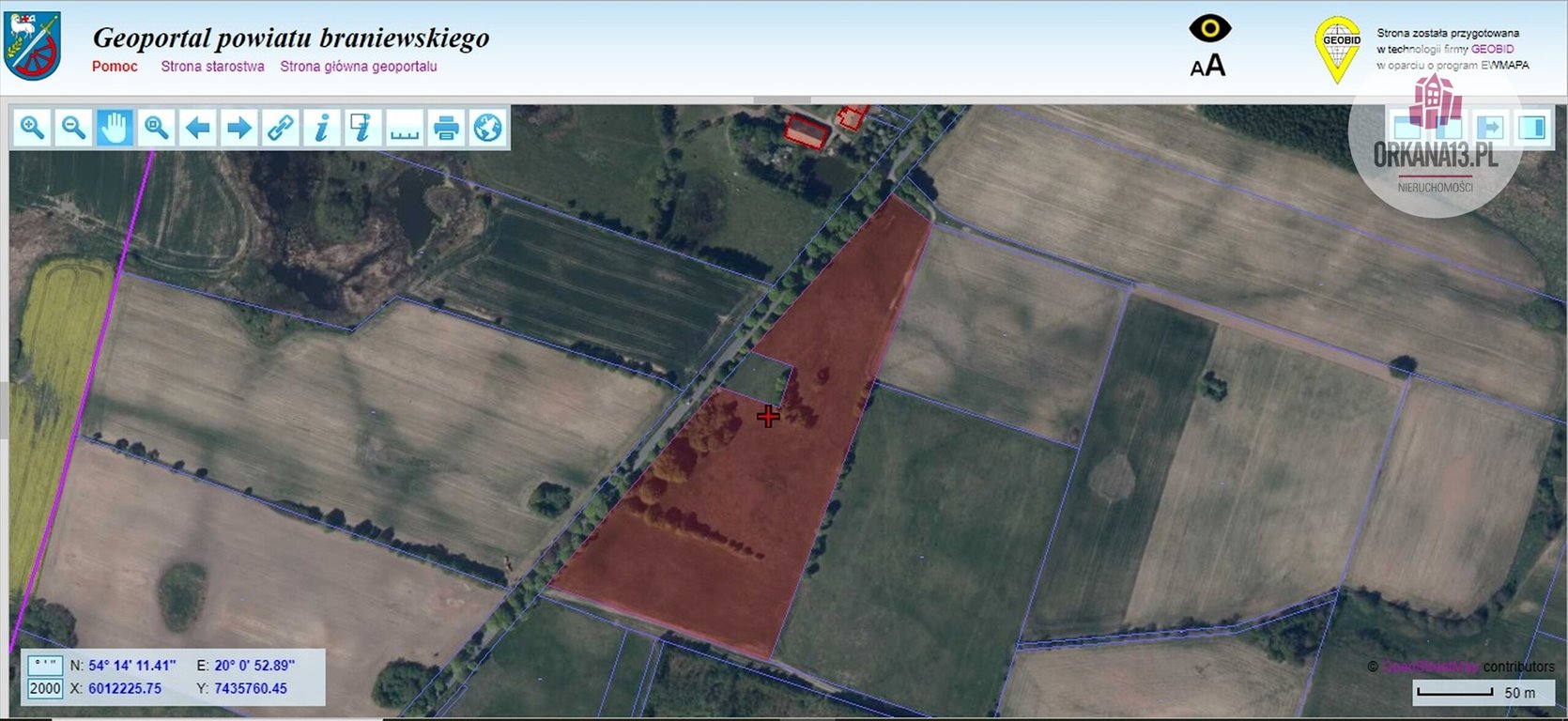 Działka rolna 3,07 ha pod inwestycję w farmę fotowoltaiczną Pakosze, Pakosze  30 703m2 Foto 1