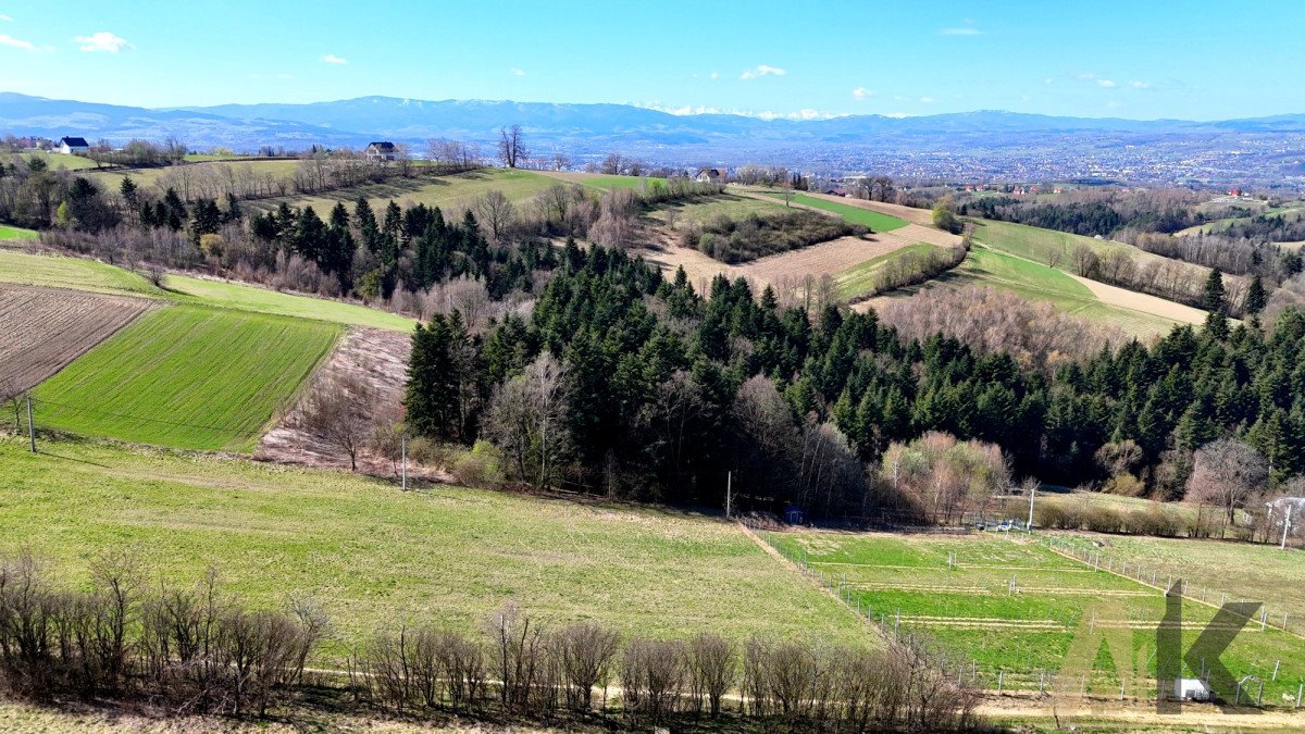 Działka 3700 m² z widokiem na Tatry w Januszowej Januszowa  3 700m2 Foto 1