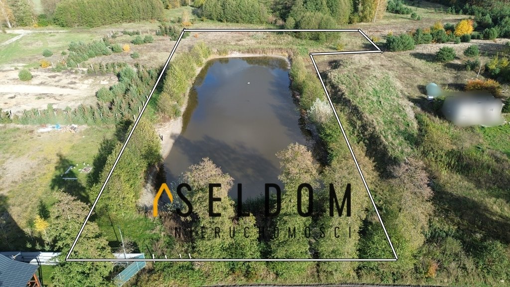 Działka z stawem i możliwością budowy domu w Ostrowie Ostrowo  8 136m2 Foto 1