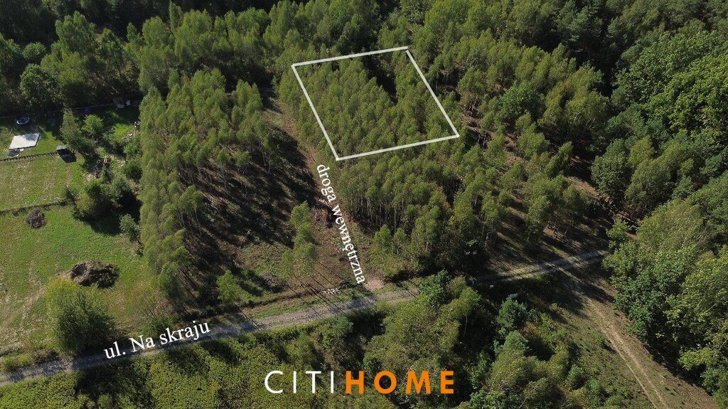 Działka leśna 1153 m² z warunkami zabudowy w Glinie Glina, Na skraju  1 153m2 Foto 1