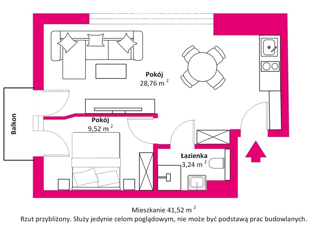 Mieszkanie dwupokojowe na sprzedaż Świnoujście, Augusta Cieszkowskiego  42m2 Foto 16