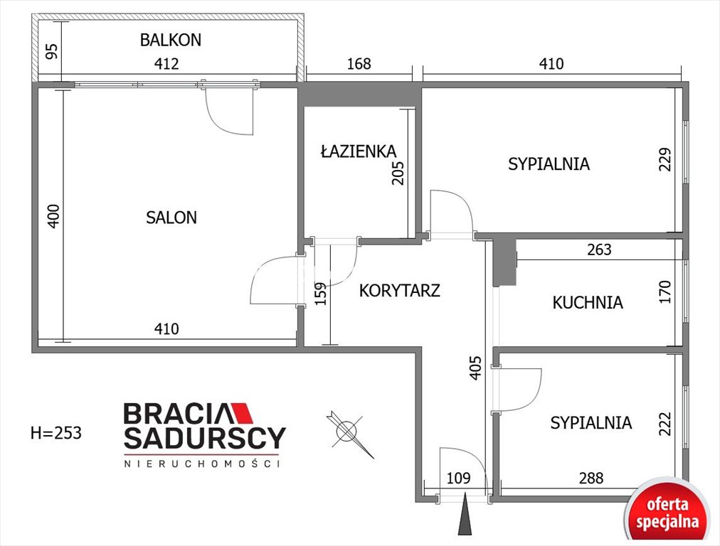 Mieszkanie trzypokojowe na sprzedaż Kraków, Mistrzejowice, Mistrzejowice, Os. Tysiąclecia  52m2 Foto 18