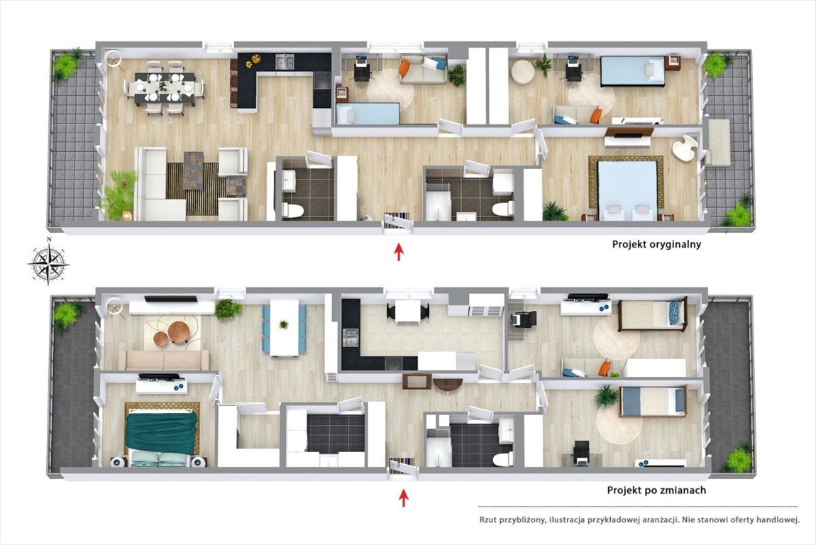 Ekskluzywny apartament 96 m² z loggiami i klimatyzacją polecam Katowice, Brynów, Dworska  96m2 Foto 1