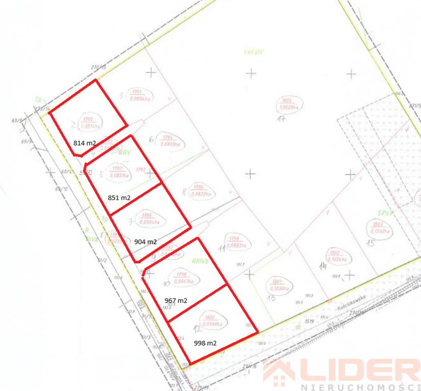 Działka budowlana 814 m² z dojazdem asfaltowym - polecam! Choroszcz  998m2 Foto 1