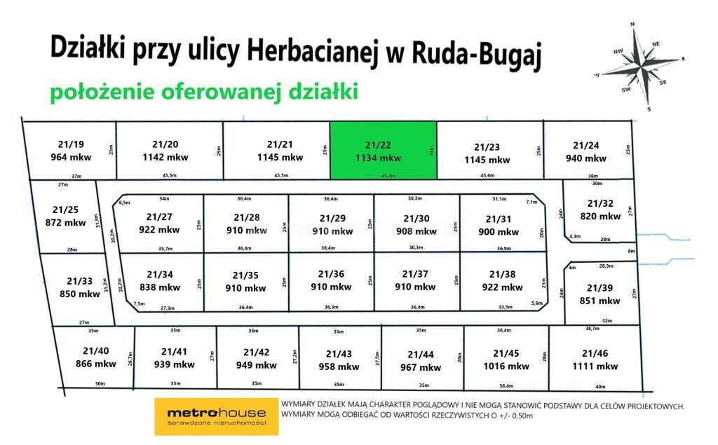 Działka inna na sprzedaż Ruda-Bugaj, Herbaciana  1 134m2 Foto 7