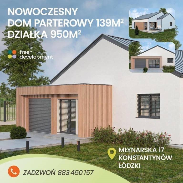 Dom na sprzedaż Konstantynów Łódzki, Młynarska  140m2 Foto 1