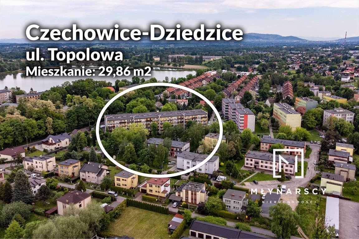 Mieszkanie dwupokojowe na sprzedaż Czechowice-Dziedzice  30m2 Foto 3