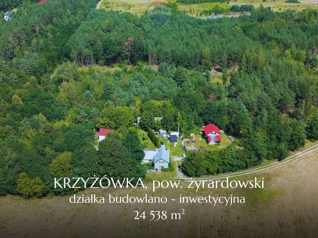 Działka budowlana na sprzedaż Krzyżówka  24 538m2 Foto 1