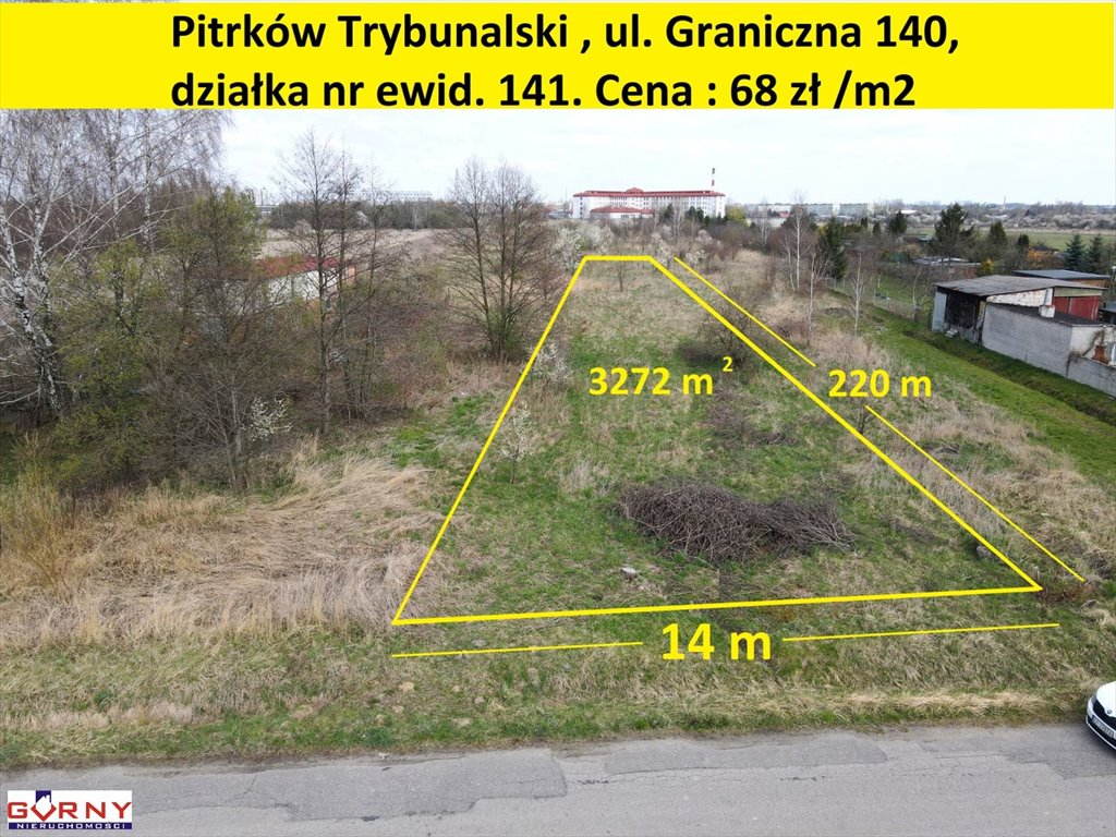 Działka inna na sprzedaż Piotrków Trybunalski  3 272m2 Foto 1