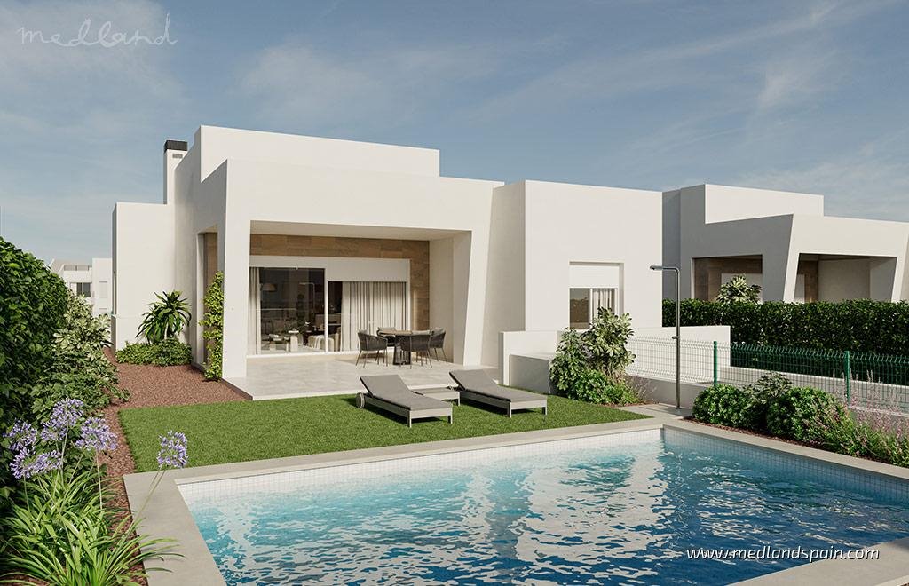 Nowoczesne wille z basenem i 3 sypialniami w La Finca Golf Hiszpania, Algorfa  306m2 Foto 1