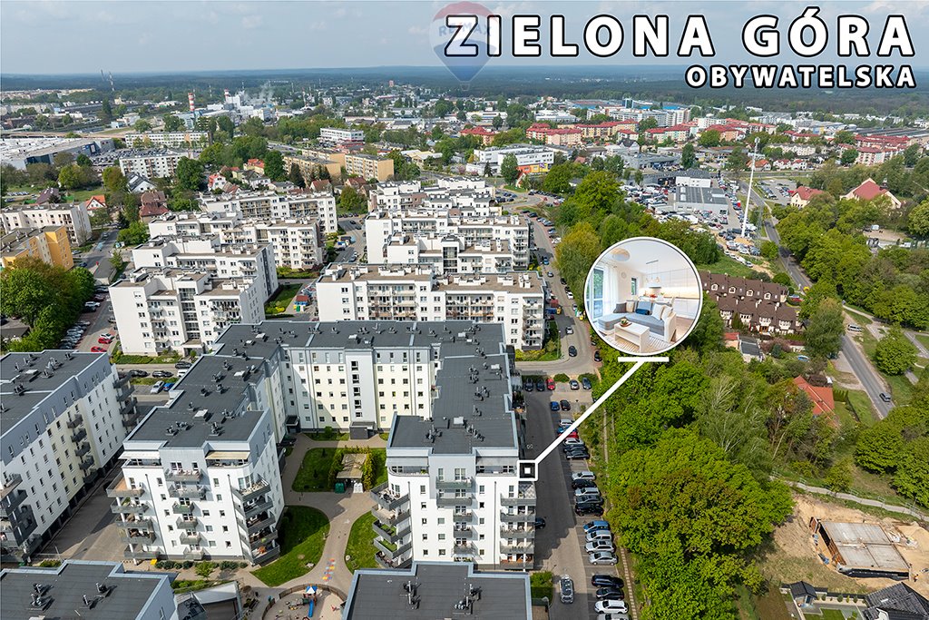 Mieszkanie trzypokojowe na sprzedaż Zielona Góra, Obywatelska  61m2 Foto 19