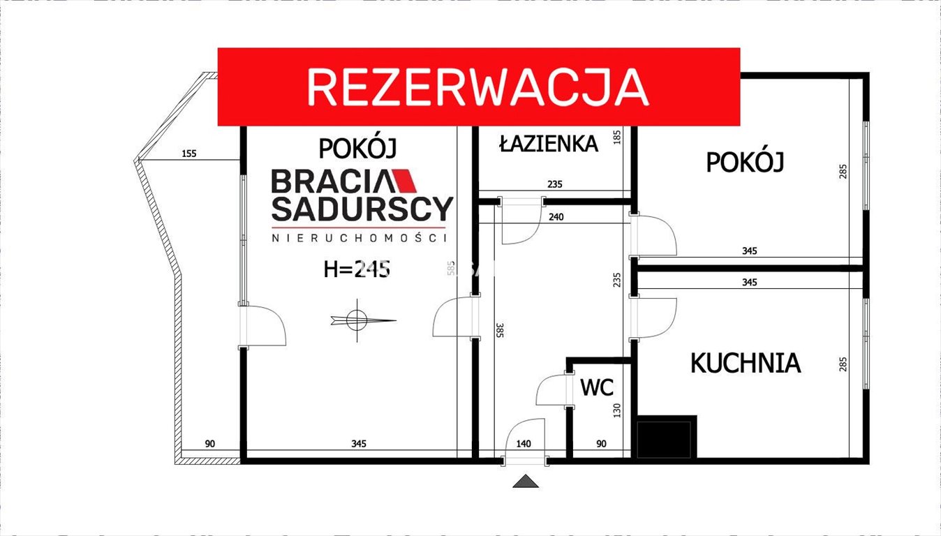 Mieszkanie dwupokojowe na sprzedaż Kraków, Dębniki, Ruczaj, Lipińskiego  52m2 Foto 3