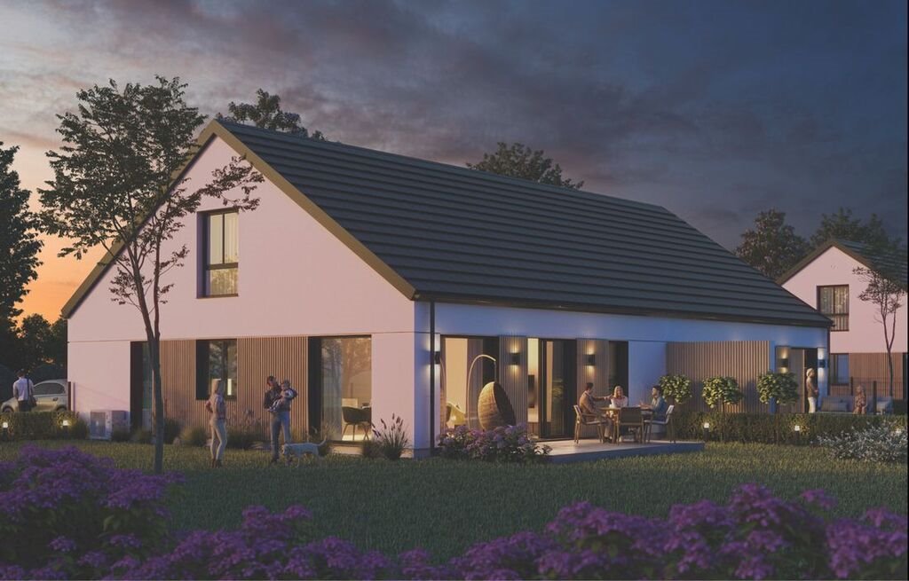 Nowoczesny bliźniak 103 m² blisko lasu, 4 pokoje, garaż Pucice, Lipowa  103m2 Foto 1