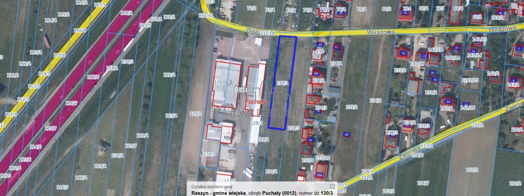Działka budowlana na sprzedaż Puchały  1 710m2 Foto 1