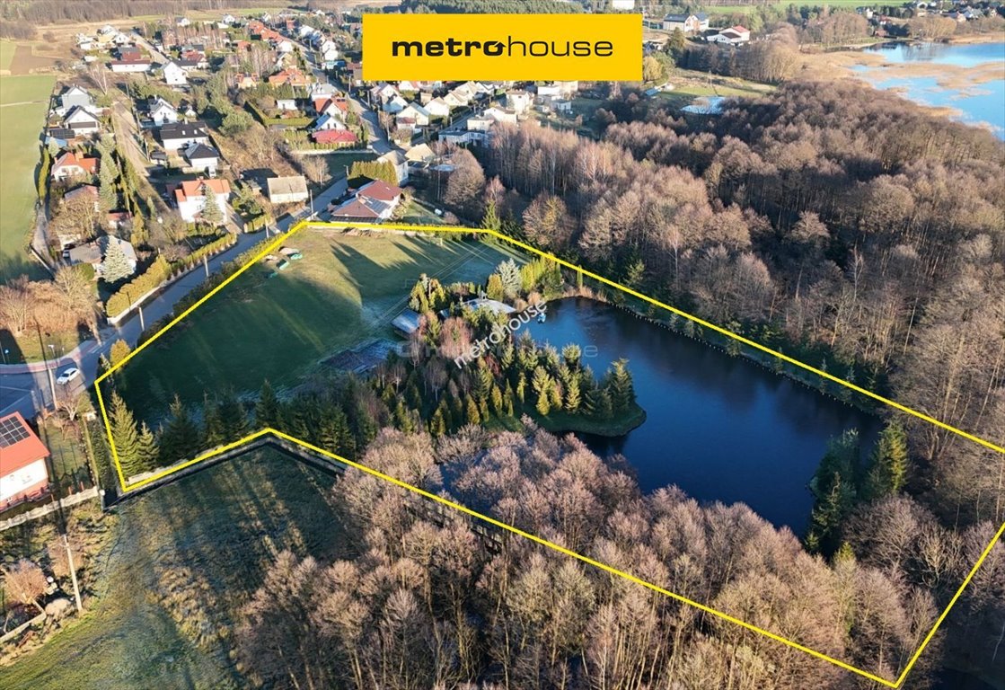 Działka 14 883 m² z stawem i budynkiem, Rybno Rybno, Sportowa  14 883m2 Foto 1