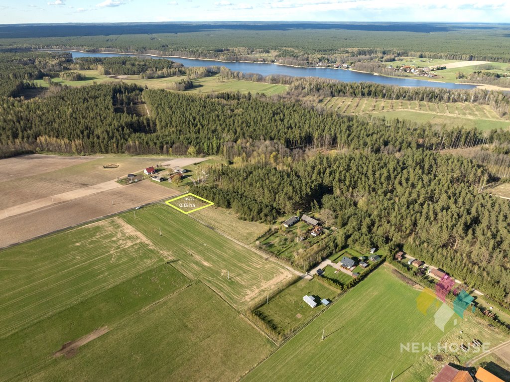 Sprzedam działkę 1300 m² pod dom i rekreację na Mazurach Świętajno, Grunwaldzka  1 300m2 Foto 1