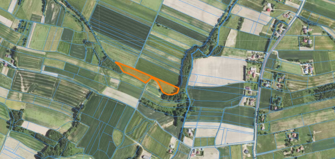 Działka rolna 0,91 ha z dojazdem utwardzonym w Kozłówku Kozłówek  9 100m2 Foto 1