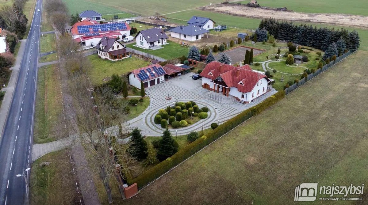 Do sprzedania luksusowa rezydencja z basenem i kortem w Mieszkowicach Mieszkowice, Chojeńska  409m2 Foto 1