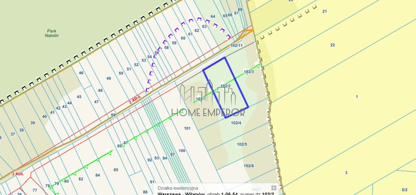 Działka budowlana na sprzedaż Warszawa, Wilanów, Pałacowa  1 500m2 Foto 1