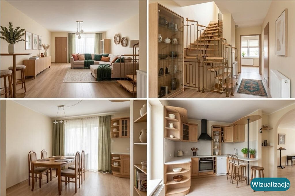 Przestronny dom z kominkiem i tarasami w spokojnej okolicy Opole, Sergiusza Mossora  173m2 Foto 1