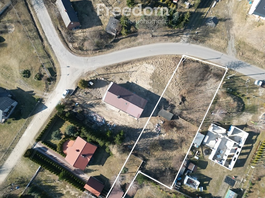 Działka budowlana na sprzedaż Mokracz  1 300m2 Foto 1