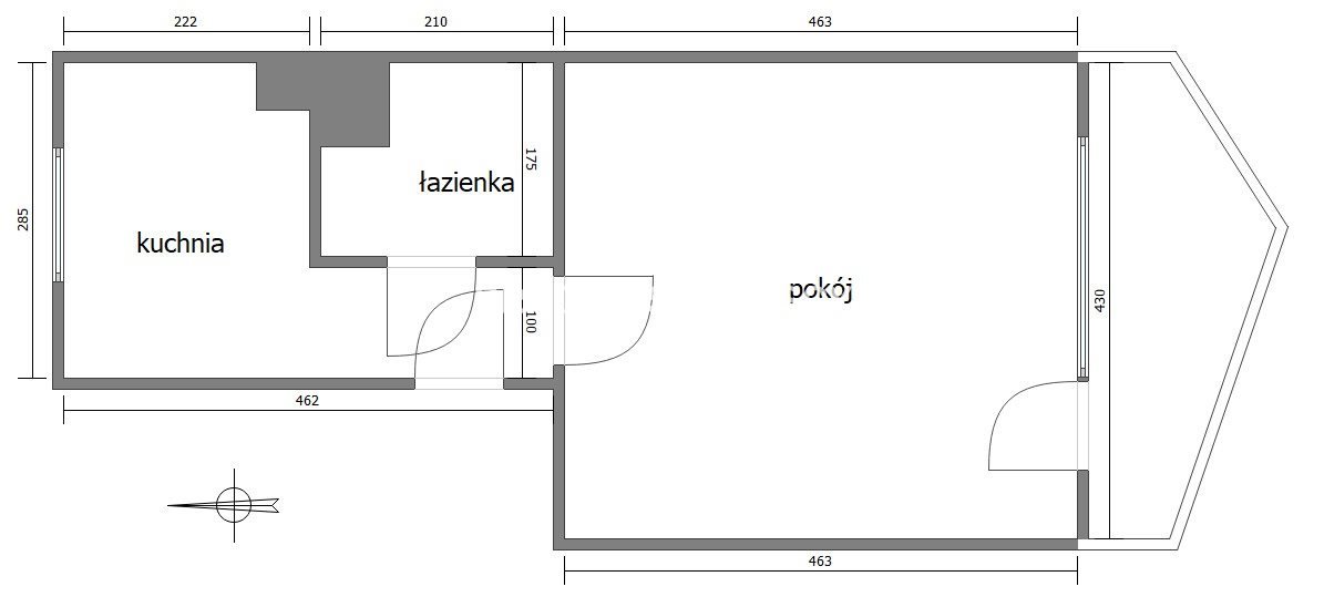 Kawalerka na wynajem Kraków, Prądnik Czerwony, Prądnik Czerwony, Strzelców  30m2 Foto 3