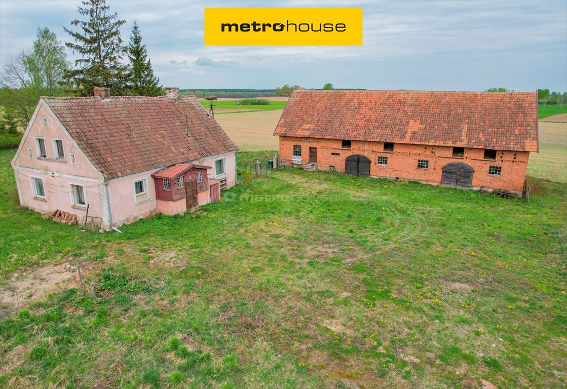 Zapraszam do obejrzenia siedliska 16,6 ha z domem, stawem i dużym budynkiem Szeszki  166 000m2 Foto 1