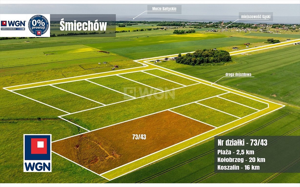 Działka inwestycyjna na sprzedaż Śmiechów, Śmiechów  8 578m2 Foto 1