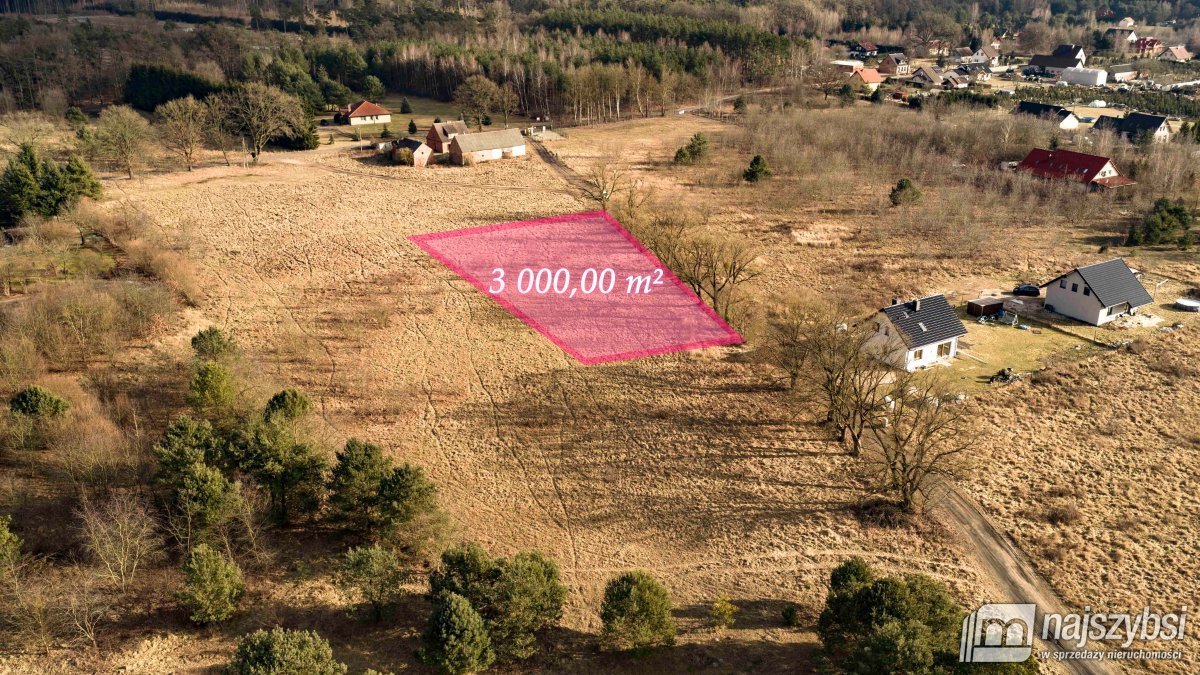 Działka 3000 m² w Krępsku, blisko Goleniowa i S6 Krępsko  3 000m2 Foto 1