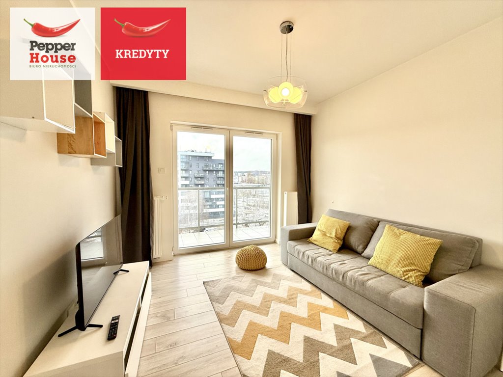 Nowoczesny apartament z balkonem i widokiem w Przymorzu Gdańsk, Przymorze, Aleja Rzeczypospolitej  38m2 Foto 1