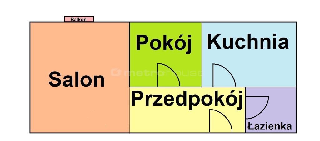 Mieszkanie dwupokojowe na sprzedaż Mała Wieś, Warszawska  44m2 Foto 10