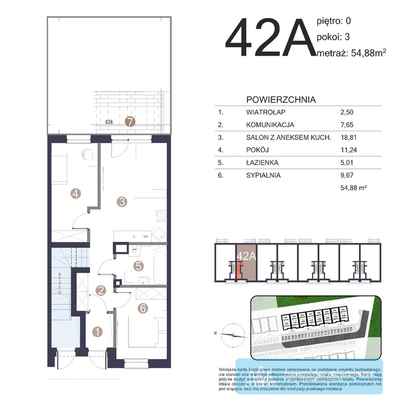 Mieszkanie trzypokojowe na sprzedaż Rzeszów, Przybyszówka, Krakowska  55m2 Foto 6