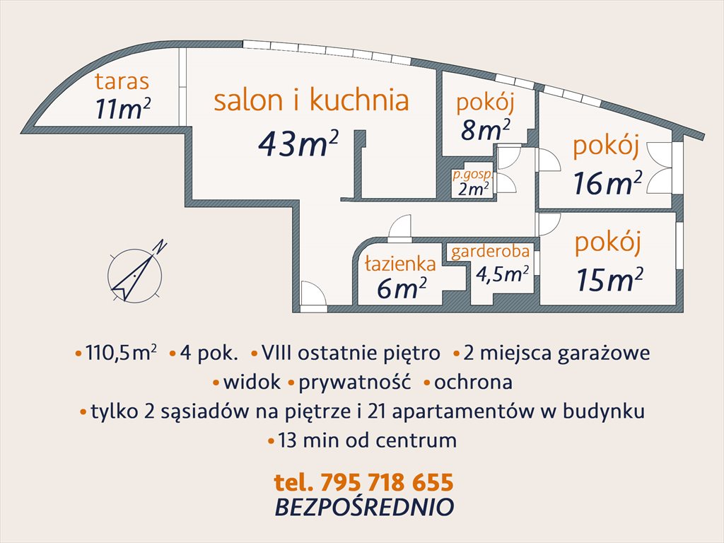 Mieszkanie czteropokojowe  na sprzedaż Warszawa, Praga-Południe, Grochów, Majdańska 12  111m2 Foto 16