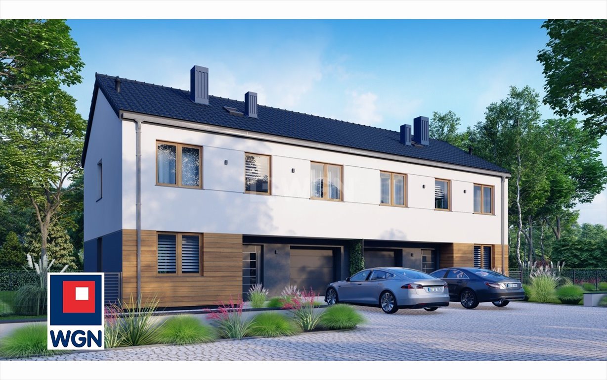 Nowoczesny dom dwulokalowy z garażem i panoramicznym widokiem Gronowo Górne, Kryształowa  116m2 Foto 1