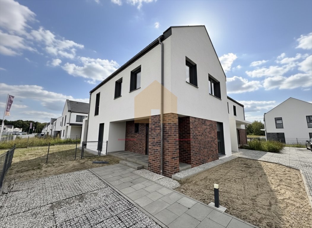 Nowoczesny dom bliźniak z ogrodem, 5 pokoi, wysoki standard Szczodre, Orzechowa  152m2 Foto 1