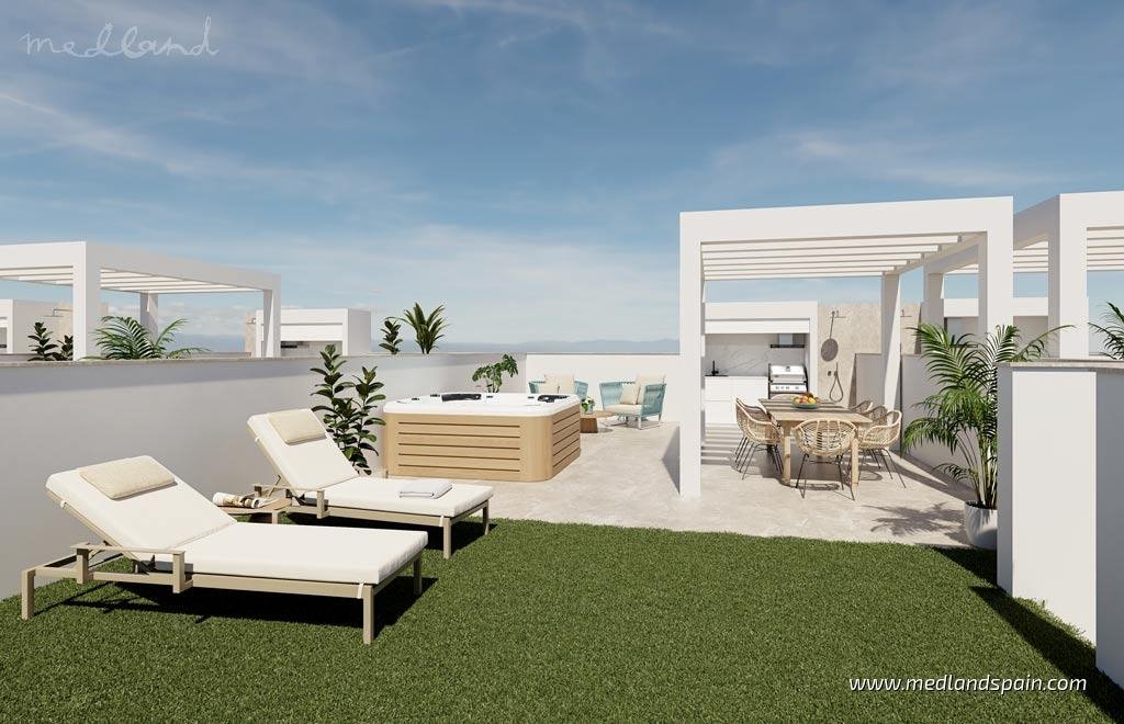 Nowoczesne apartamenty z solarium i garażem w Pilar de la Horadada Hiszpania, Pilar de la Horadada  67m2 Foto 1