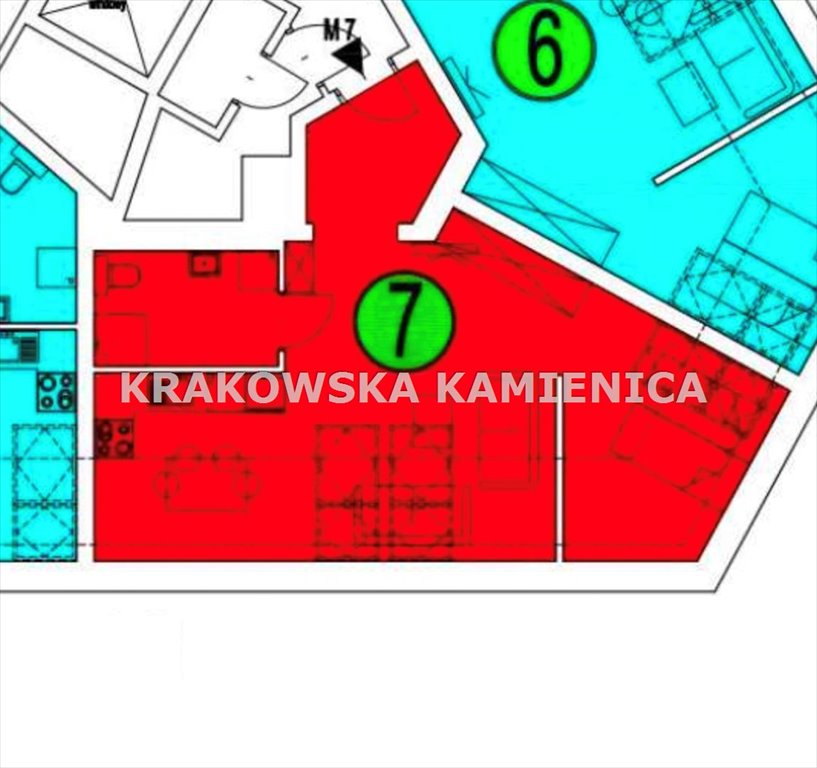 Mieszkanie dwupokojowe na sprzedaż Kraków, Krowodrza, Śląska  39m2 Foto 6