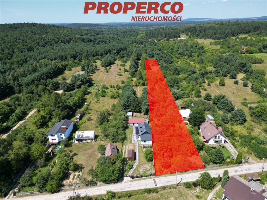 Działka pod zabudowę 4048 m² w cichej okolicy Kielc Kielce, Podkarczówka, Bernardyńska  4 048m2 Foto 1